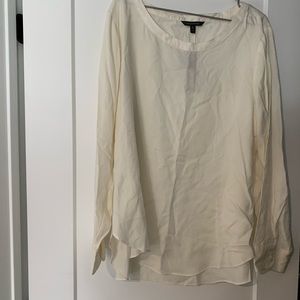 Cream banana republic blouse NWT